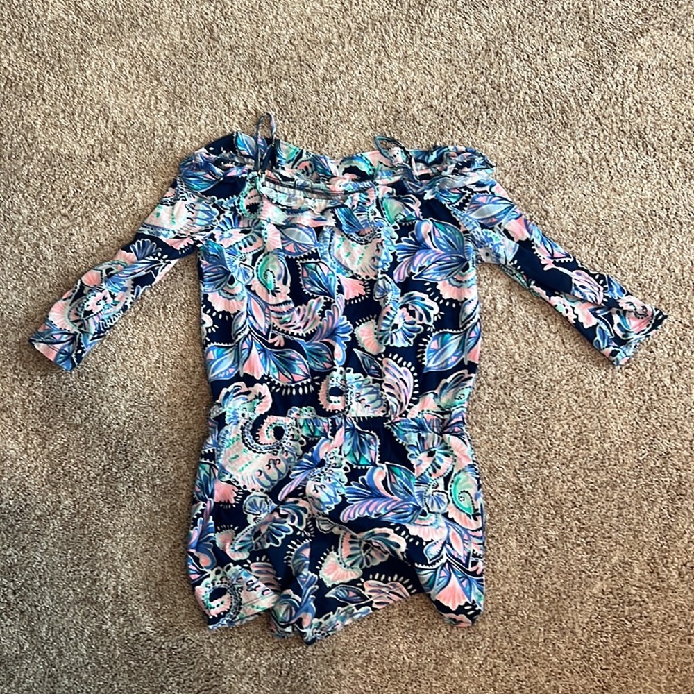 Lilly Pulitzer girl XL romper